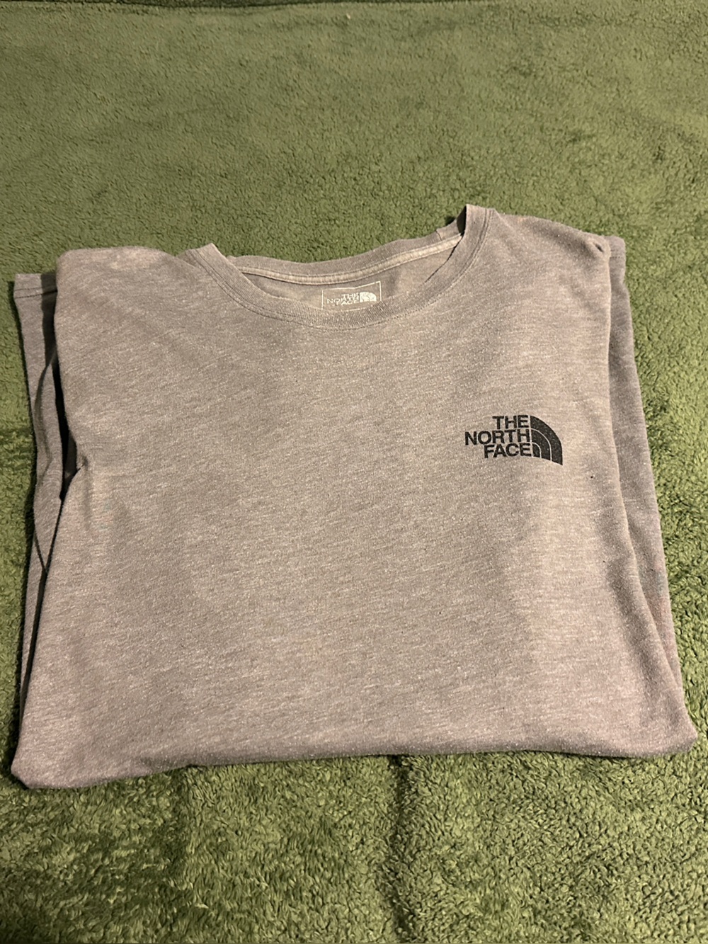 The North Face Charcoal Gray Logo Crew Tee
